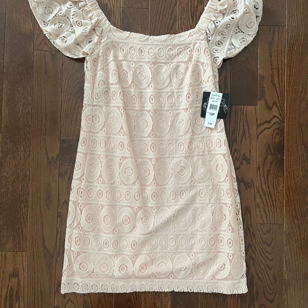 Women’s summer dress. Perfect for wedding or baby/bridal shower Light peach/nude